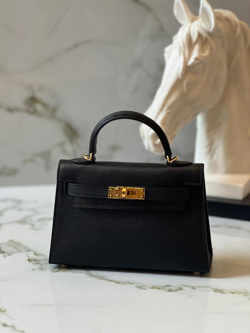Hermes Gold Epsom Mini Kelly