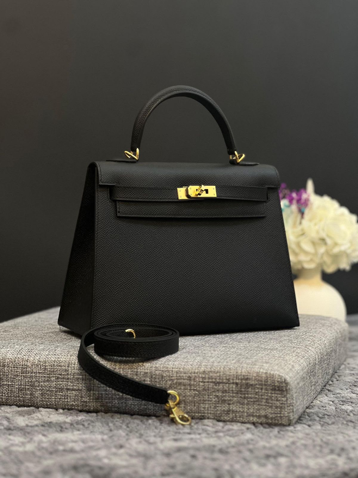 Hermes Gold Epsom Mini Kelly