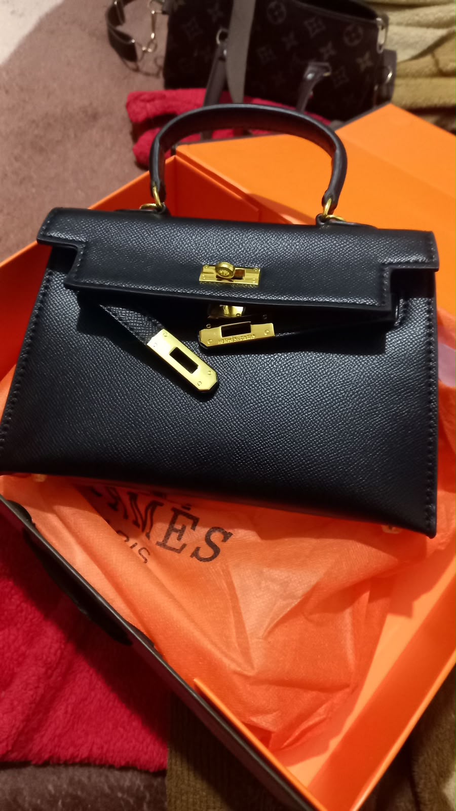 Hermes Gold Epsom Mini Kelly